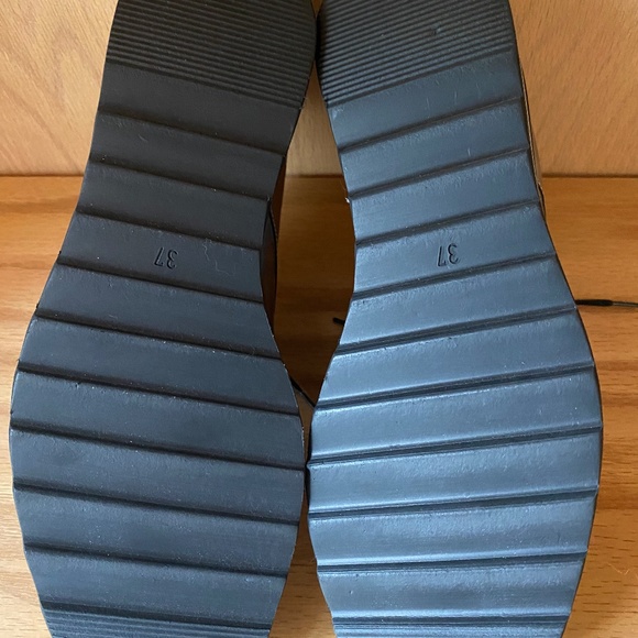 Altariva Roma Silver Platform Oxfords Size 6.5 - Picture 7 of 7